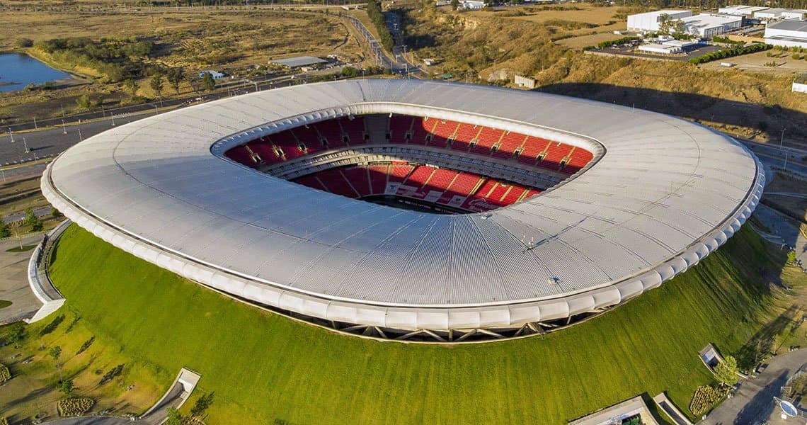 Estadio Akron view
