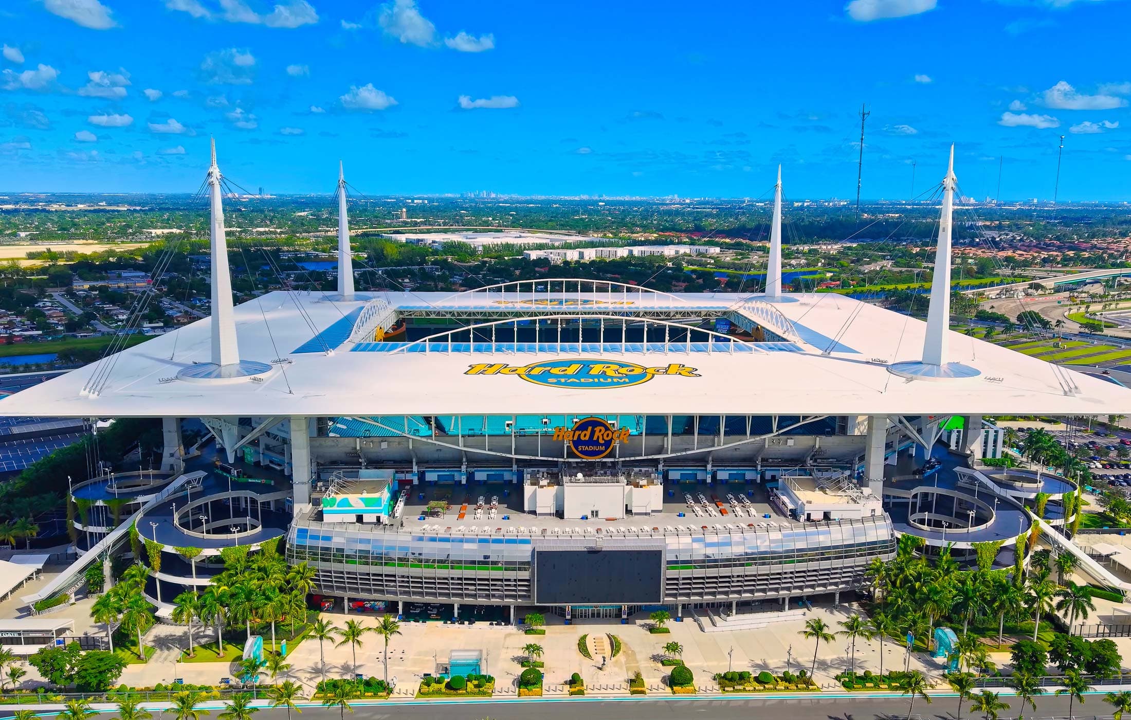 Hard Rock Stadium view