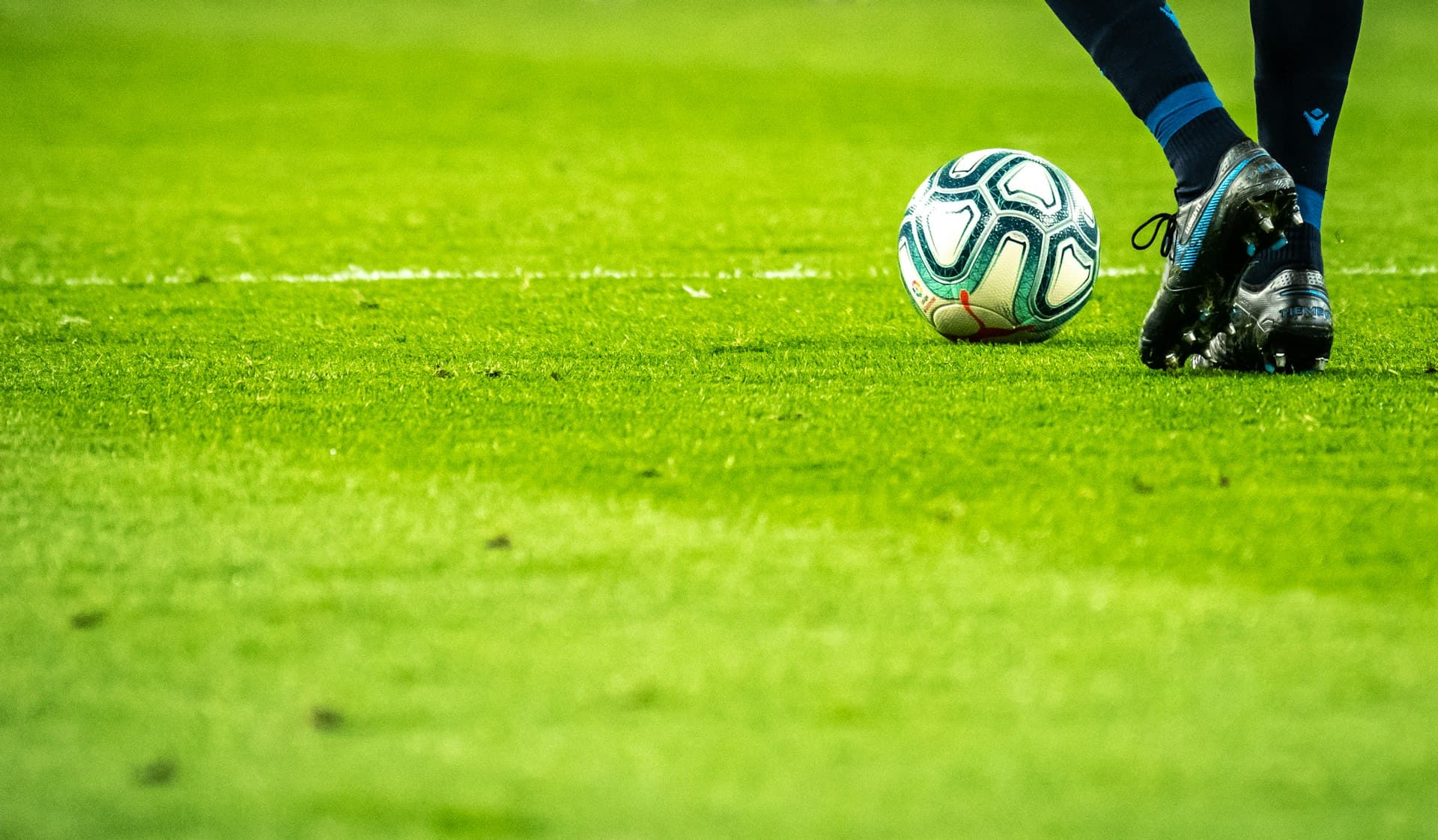 Soccer ball on field